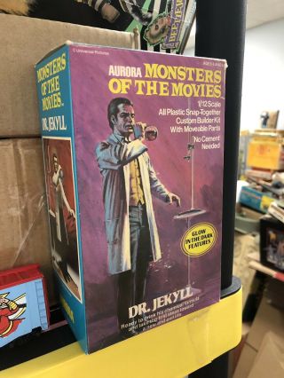 Aurora Monsters of the Movies Dr.  Jekyll Built Up Really Rare 5