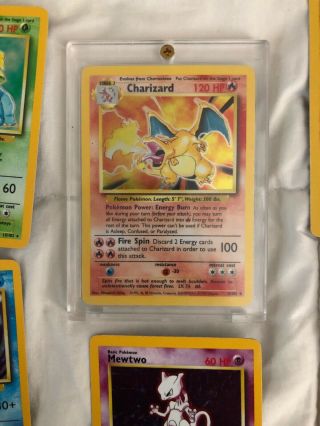 1999 Pokemon Complete Set Of 102 W/ Charizard Extremely Rare