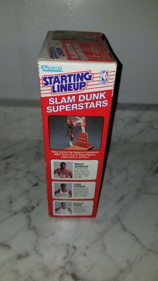 1989 Red Box Isiah Thomas Detroit Pistons Slam Dunk Starting Lineup SLU NBA 4