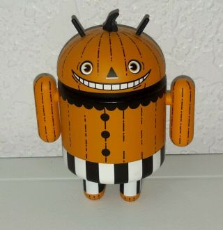 Android Mini Figure 2013 Halloween Special Ed.  Trickertreat By Gary Ham Pumpkin