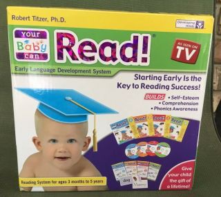 Your Baby Can Read 4 Dvd Set Early Language Development System