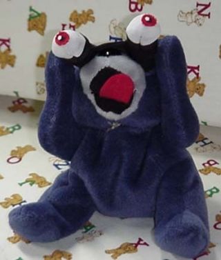 Meanies Series 2 Peeping Tom Cat Bean Bag 1998 From Old Store Stock