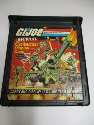 G.  I.  Joe Official Collector Display Case For 12 Figures Hasbro 1982