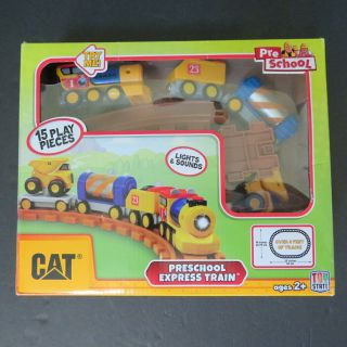 " Cat " 15 Piece Preschool Express Train,  Lights & Sounds,  Coal Shakes,  Complete
