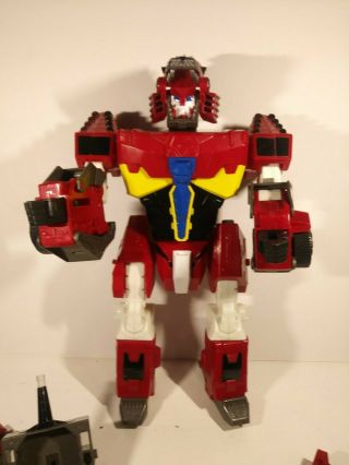 Road Bots 3 Change Lion 14 " Action Figure.  Transformers Voltron Collectible