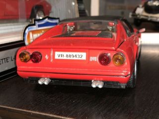 Ferrari 328 Gts 1/18 Diecast Car Exotic Sport Model Car Birthday Gift