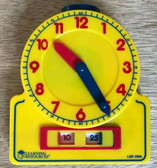 Learning Resources Primary Time Teacher Junior 24 - Hour Clock,  Ler2999