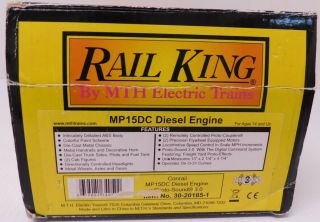 MTH 30 - 20185 - 1 Conrail MP15DC Diesel Engine w/Proto - Sound 3.  0 w/Box 8