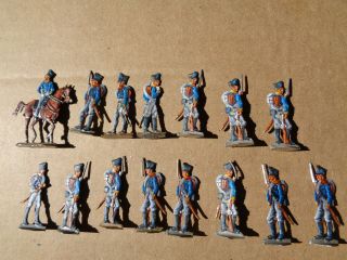 Flats,  Napoleonic Prussian Infantry,  Well Painted Lead Soldiers Zinnfiguren,  Fg