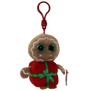 Ty Holiday Baby - Sweetsy The Gingerbread (2015) (key Clip - 3.  5 Inch) - Mwmt 