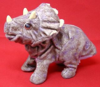 Playskool Furreal Triceratops Dinosaur Hasbro Hatchling Sound Motion 2008