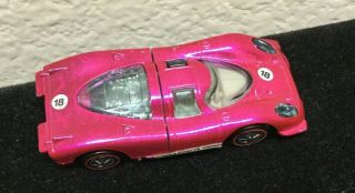 Rare 1969 Made In Usa Hot Pink Porsche 917 Redline Hot Wheels Exc
