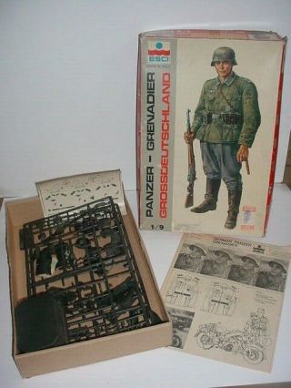 Esci Panzer Grenadier Soldier 1/9 Scale Model Kit