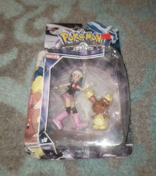 Pokemon Diamond And Pearl Dawn And Buneary Action Figure Trainer Set