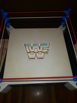 WWF LJN WRESTLING SUPERSTARS SLING EM FLING EM RING - COMPLETE,  SHAPE. 2