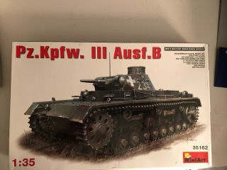 1/35 Scale Miniart Pzkpfw Iii B But Complete.
