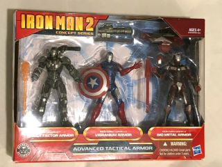 Iron Man 2 Advanced Tactical Armor Marvel Universe Figures War Machine Vibranium