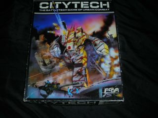 Fasa Battletech Citytech Box Set Complete Unpunched Box,  Aerotech Bonus