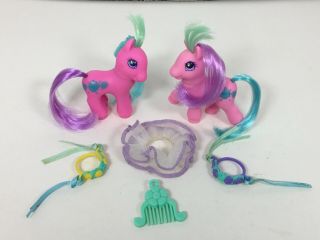 My Little Pony G2 Twins Moondust And Stardust With Accessories