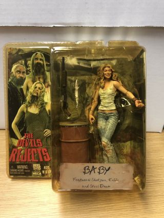 Neca Devil’s Rejects Baby 7” Figure Mib But Yellowed Packaging Thousand Corpses