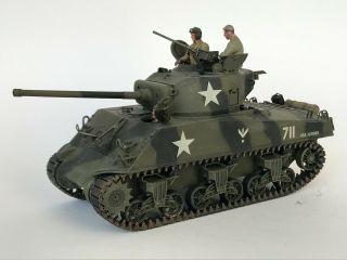 Ww2 Us M4 Sherman,  1/35,  Built & Finished For Display,  Fine