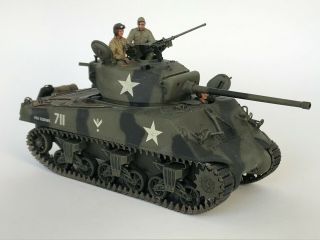 WW2 US M4 Sherman,  1/35,  built & finished for display,  fine 4