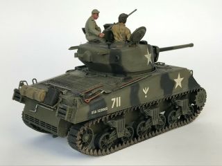 WW2 US M4 Sherman,  1/35,  built & finished for display,  fine 5