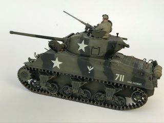 WW2 US M4 Sherman,  1/35,  built & finished for display,  fine 7