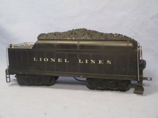 O Gauge Lionel 2426w Lionel Lines Tender W/ Metal Whistle / Ju 15