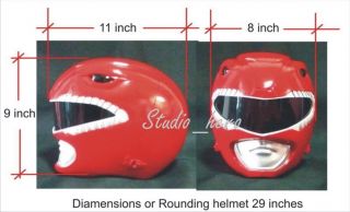 Zyu Ranger / Mighty morphin power ranger RED helmet 5