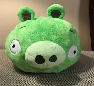 Angry Birds Green Pig 8” Plush 2010 Commonwealth No Sound
