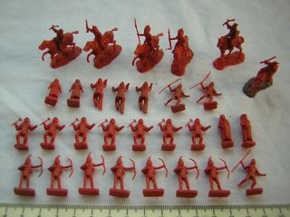 30 X Airfix (native Americans) Indians (full - Set) Scale 1:72