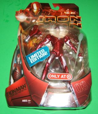 Iron Man Limited Edition Iron Man Repulsor Red Prototype Action Figure Nib