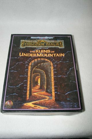 The Ruins Of Undermountain Box Set - Ad&d 2nd Forgotten Realms
