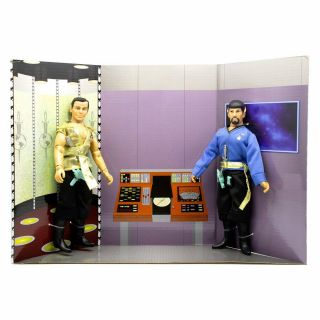 Mego Star Trek Captain Kirk & Mr.  Spock Mirror Universe 8 