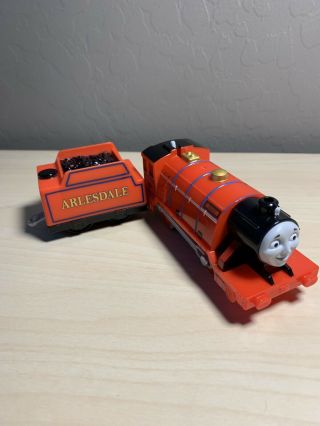 Mike & Cargo Car Thomas & Friends Motorized Trackmaster Train Mattel 2013 Rare