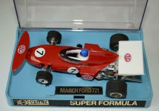 Scalextric 1:32 - March Ford - Red / Stp C026 Boxed