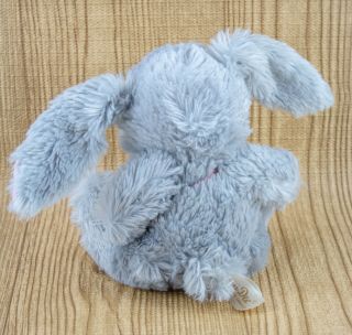 Dan Dee Collector ' s Choice Plush Stuffed Grey and Pink Bunny Rabbit with Bow 4