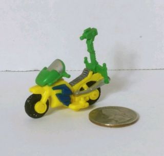 Playmates Tmnt Mini Mutants Ninja Turtle Transports Newscycle Bike Micro April