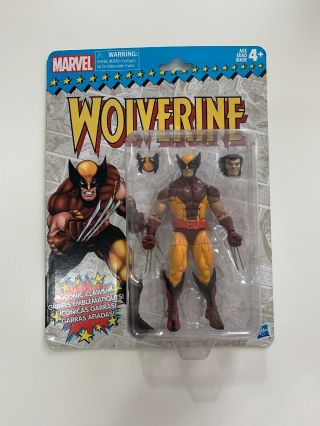 Marvel Legends (retro - Vintage) - Wolverine Hasbro 6 " Figure X - Men (brown)