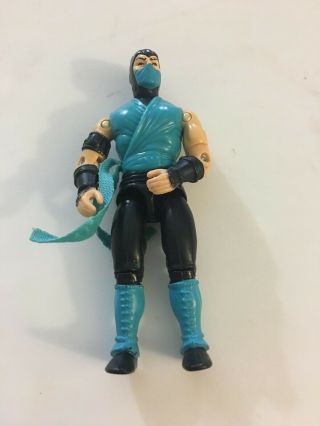 Sub Zero Mortal Kombat Cobra Gi Joe 3.  75 " Figure Hasbro 1994 V1