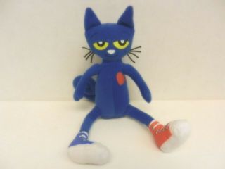 Merrymakers Pete The Cat Plush Doll 10” In Blue Children 