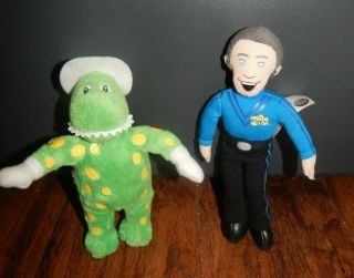 The Wiggles 8 " Plush Doll Figures Dorthy The Dinosaur & Anthony Wicked Cool