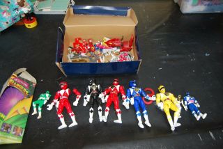 Bandai Mighty Morphin Power Rangers Asstd Action Figures 5 Large 2 Small,  Parts