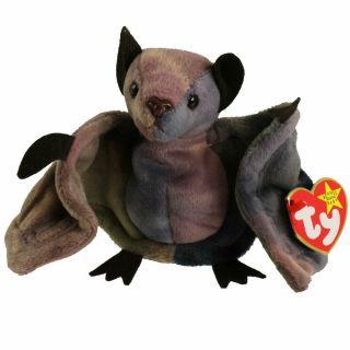 Ty Beanie Baby - Batty The Bat (ty - Dyed Version) (4.  5 Inch) - Mwmts Stuffed Toy