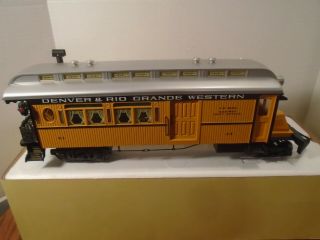 ARISTO - CRAFT G SCALE 83100 D&RGW CLASSIC RAIL BUS POWERED 2
