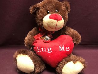 12 " Hug Me Teddy Bear Stuffed Soft Animal Plush Valentine 