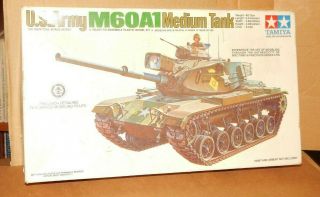 Tamiya 1/35 Scale U.  S.  Army M60a1 Medium Tank Plastic Model Military Tank Kit
