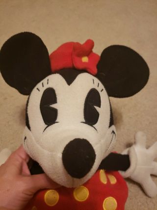 18 " Walt Disney World Vintage Minnie Mouse Stuffed Animal Plush