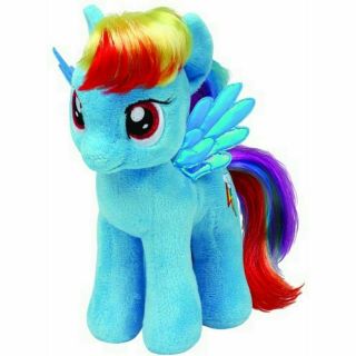 Ty My Little Pony Rainbow Dash Beanies Soft Toy With Tag